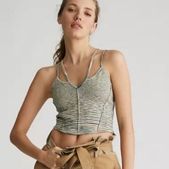 Anthropologie The Reed Sweater Corset Top Size Medium - Picture 2 of 9